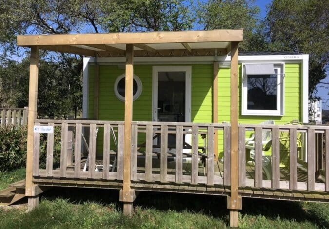 Mobil-home « Maisonnette» 2 personnes avec terrasse