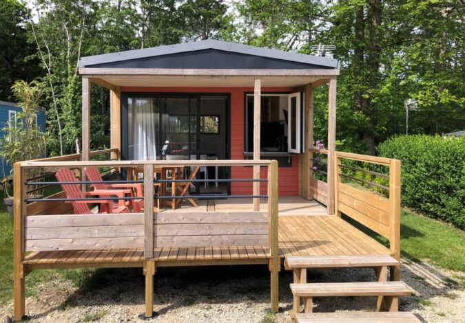 Mobil-home « Loft premium » 28 m² avec 2 chambres et terrasse