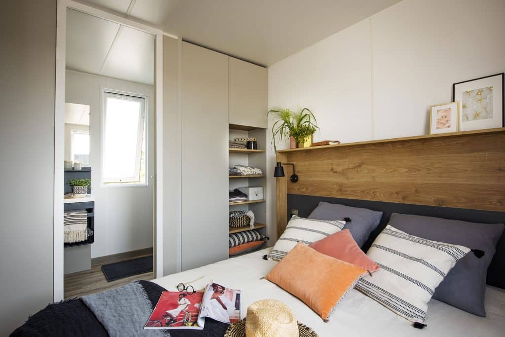Chambre 1 mobil-home Loft Premium 28m²