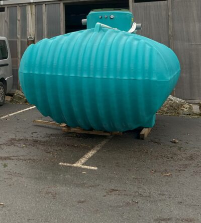 Nouvelle cuve de recyclage d’eau de 10 000 litres