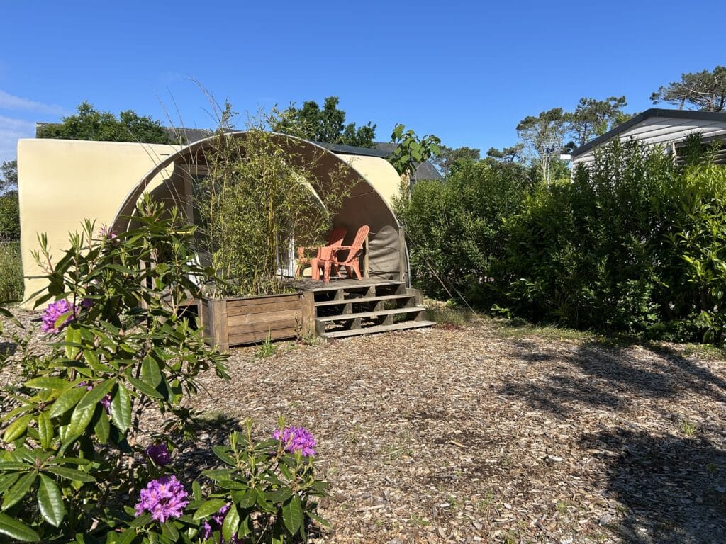 Vue extérieure de l'hébergement insolite Coco Sweet 16m²