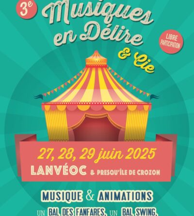 MUSIQUES EN DÉLIRE – 3 FANFARES À CROZON le 28 juin 2025